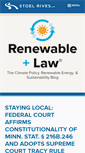 Mobile Screenshot of lawofrenewableenergy.com