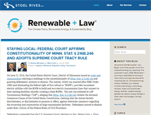 Tablet Screenshot of lawofrenewableenergy.com